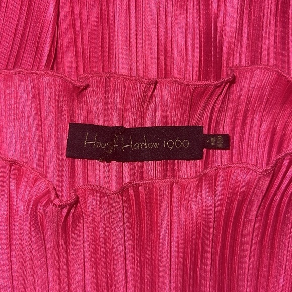 House of Harlow 1960 Pink Ribbed Bodycon Mini Dress - Picture 8 of 8
